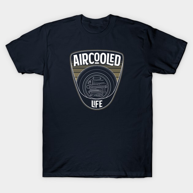 Spare wheel tool kit - Aircooled Life Classic Car Culture T-Shirt by Aircooled Life